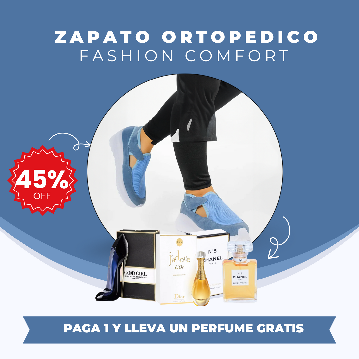 Tenis Ortopédicos Mafalda Premium + Perfume De Lujo [GRATIS]